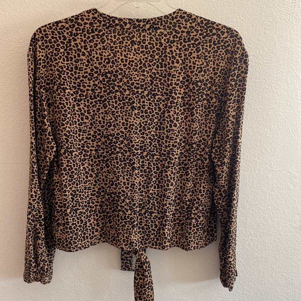 Cheetah print blouse C & C California L - Picture 6 of 8